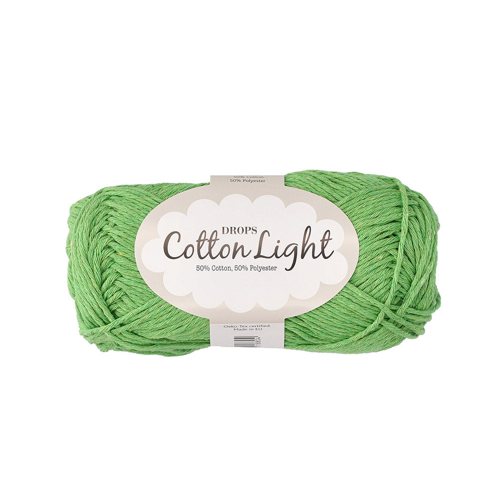 Drops Cotton Light Uni Colour 039 Lentegroen