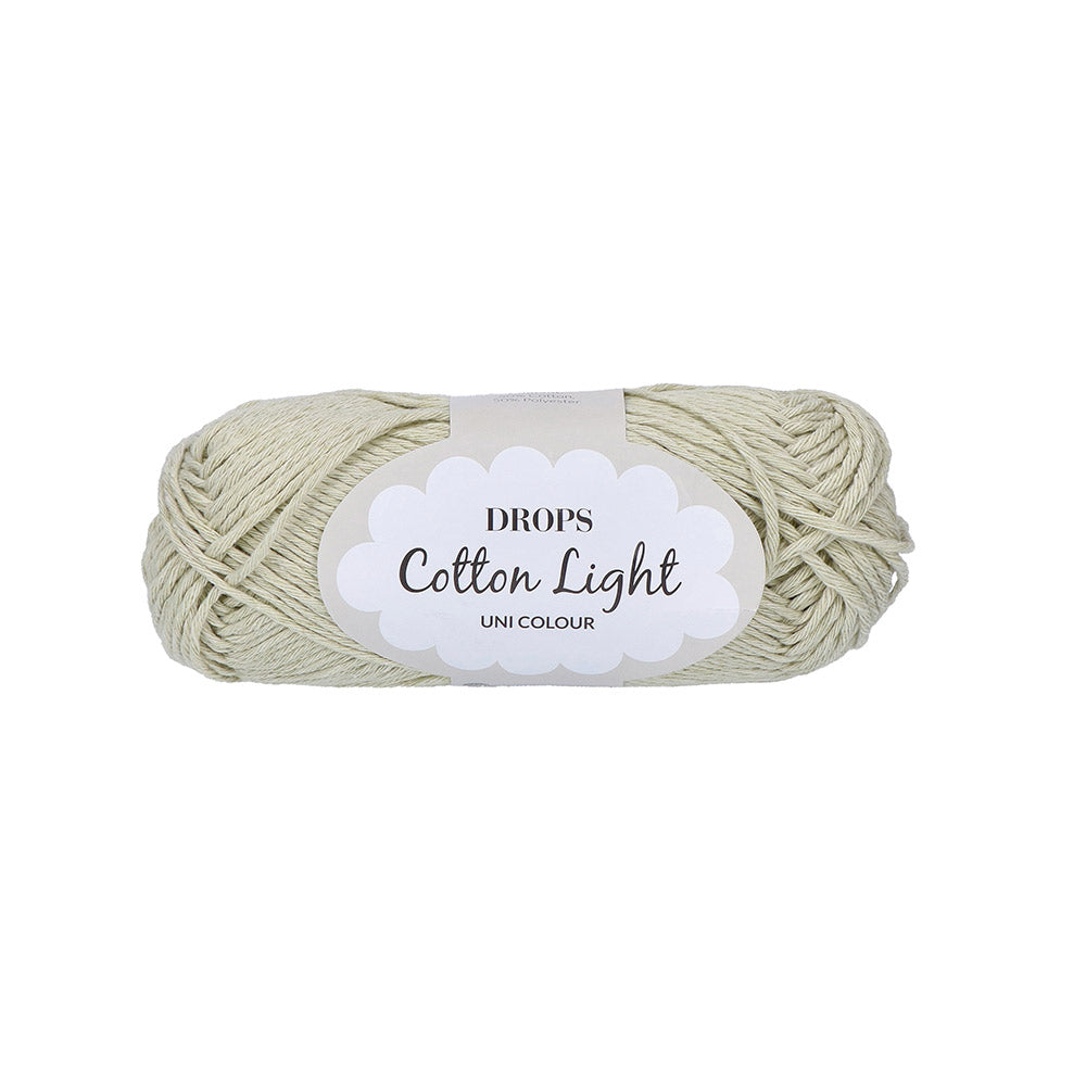 Drops Cotton Light Uni Colour 043 Licht Salie