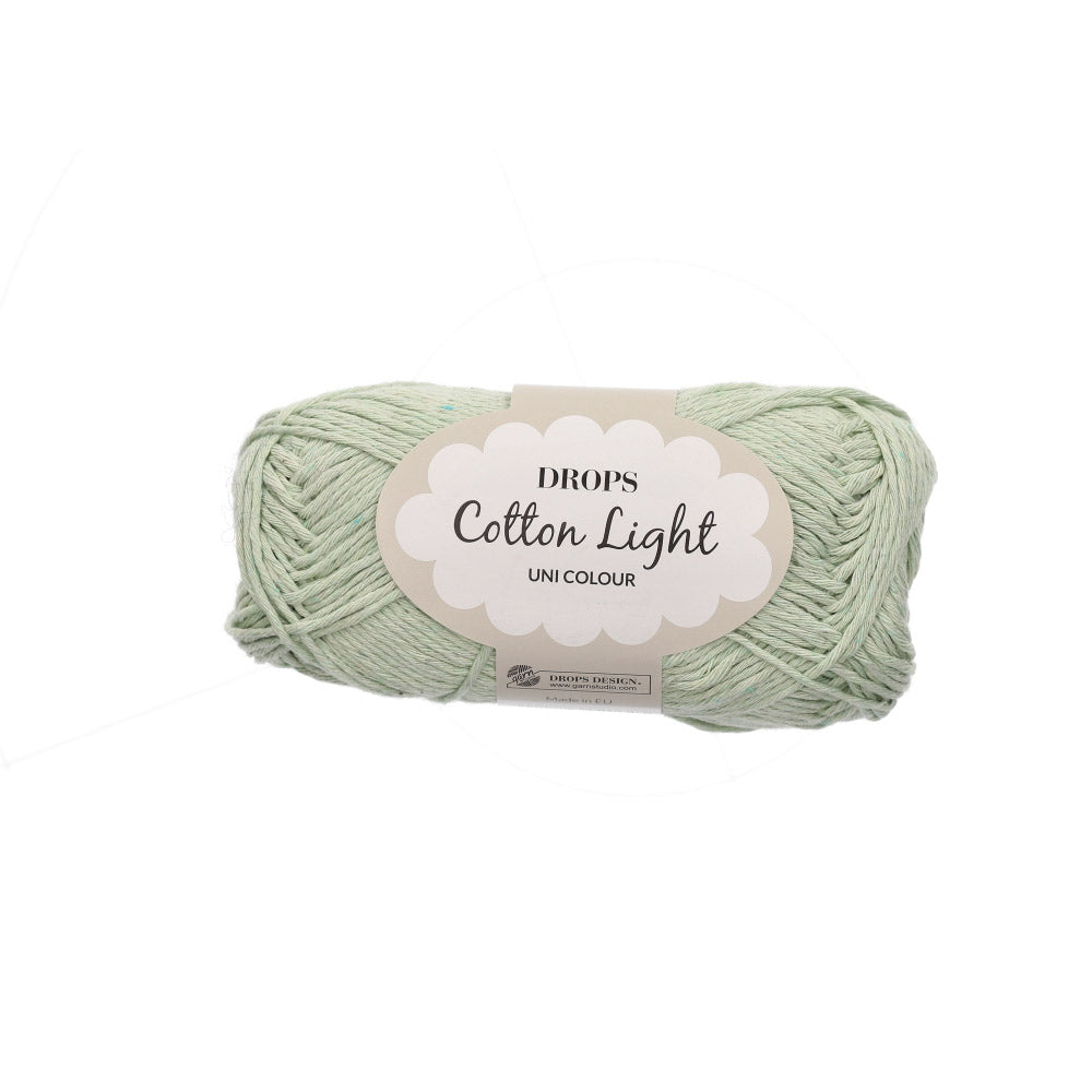 Drops Cotton Light Uni Colour 048 Pistache ijs