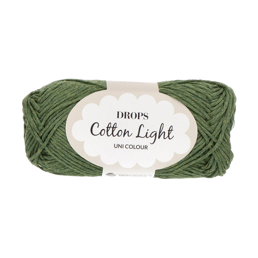 Drops Cotton Light Uni Colour 050 Donkere Klimop