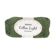 Drops Cotton Light Uni Colour 050 Donkere Klimop
