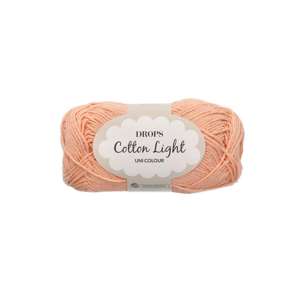 Drops Cotton Light Uni Colour 053 Perzik