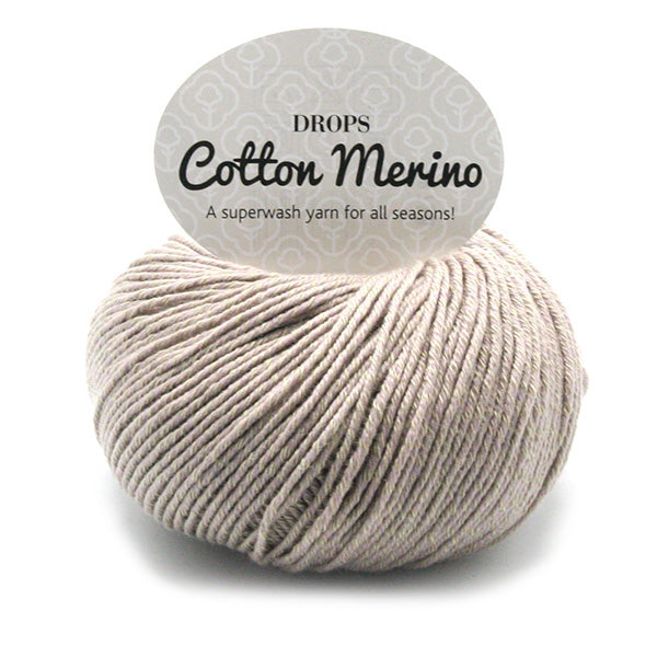 Drops Cotton Merino Uni Colour 03 Beige