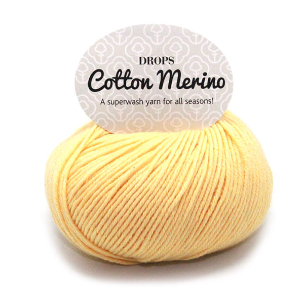 Drops Cotton Merino Uni Colour 17 Vanille