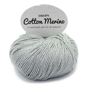 Drops Cotton Merino Uni Colour 20 Lichtgrijs