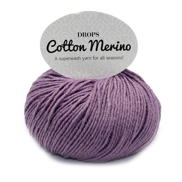 Drops Cotton Merino Uni Colour 23 Lavendel