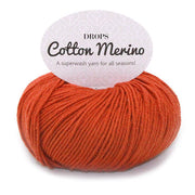 Drops Cotton Merino Uni Colour 25 Roest