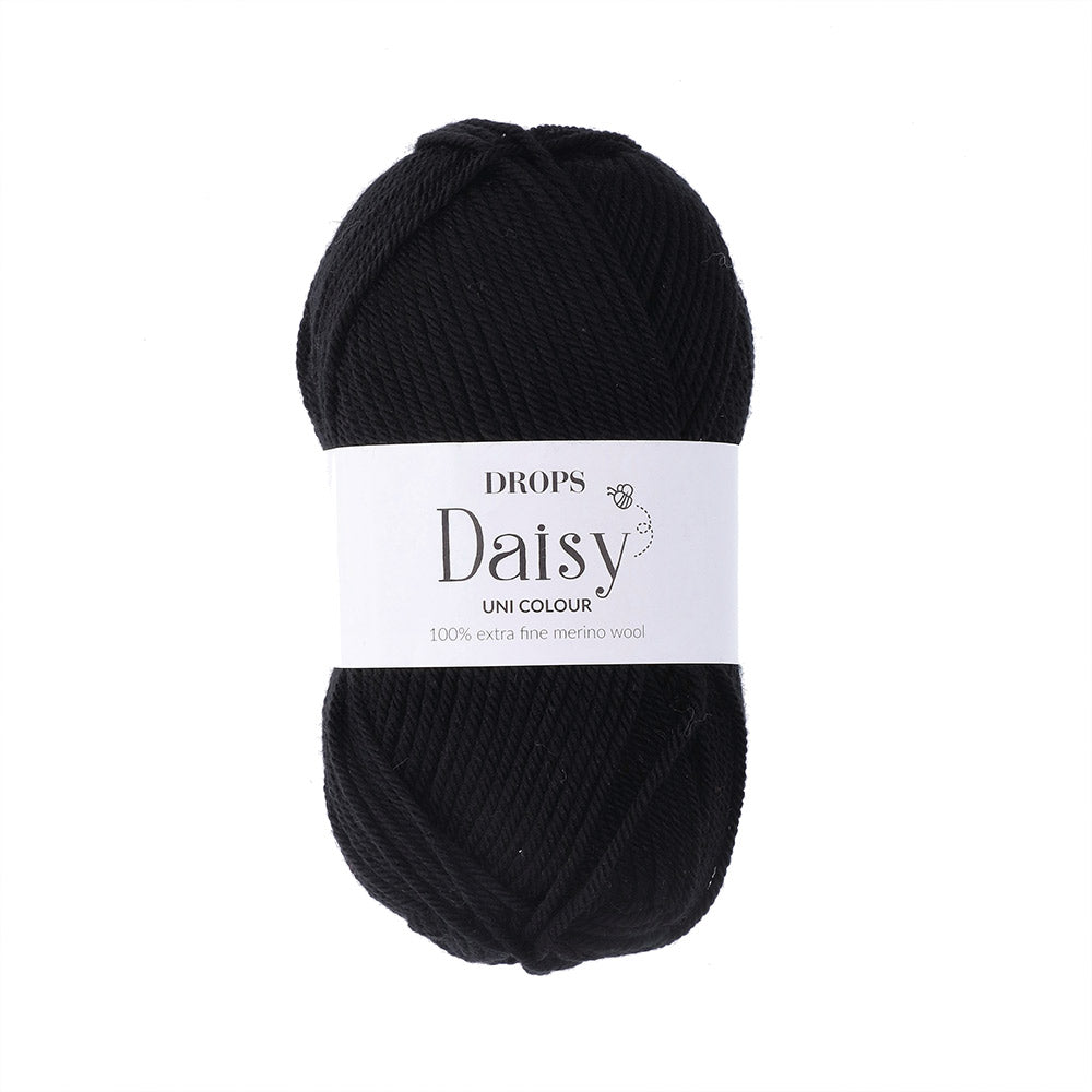Drops Daisy Uni Colour 003 Zwart
