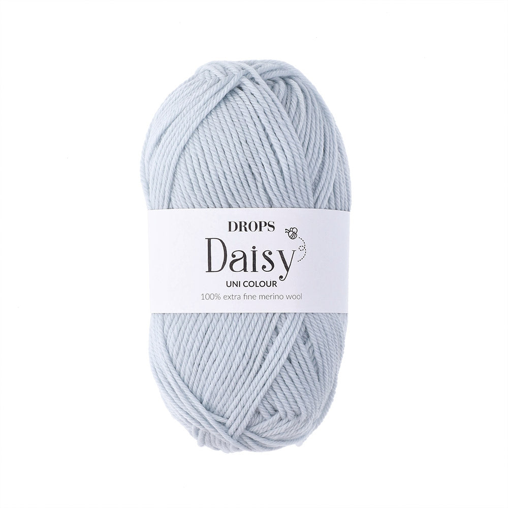 Drops Daisy Uni Colour 009 IJsblauw