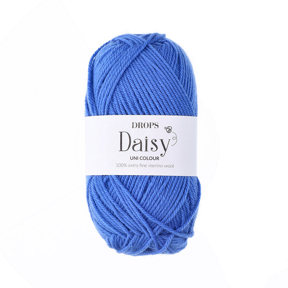 Drops Daisy Uni Colour 024 Kobaltblauw