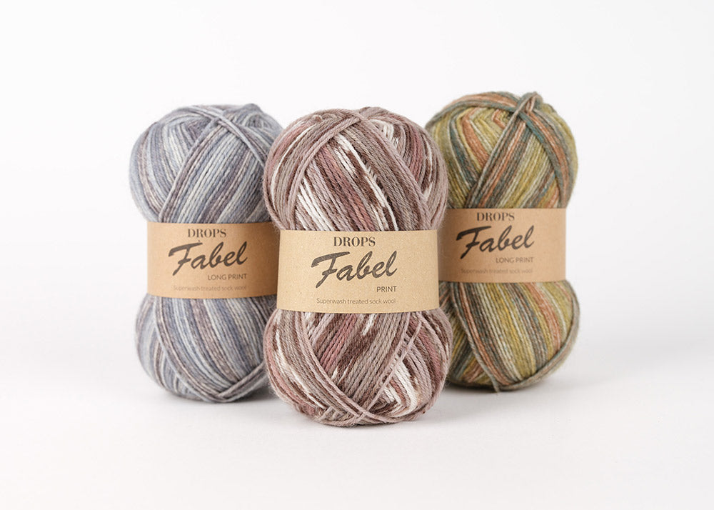 Drops fabel — gemaakt met Drops Fabel Long Print