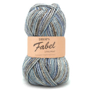 Drops Fabel Long Print 604 Ocean-view