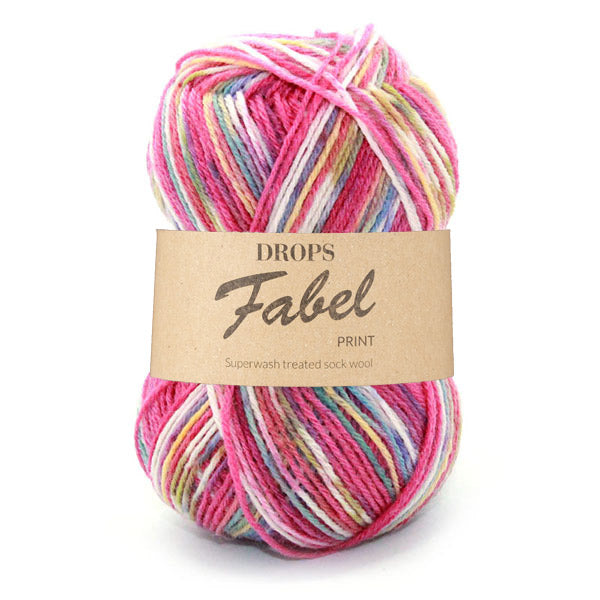 Drops Fabel Print 161 Pink Dream