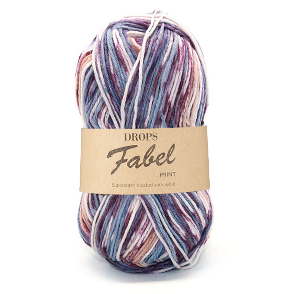 Drops Fabel Print 904 Lavender