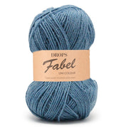 Drops Fabel Uni Colour 103 Grijsblauw