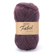 Drops Fabel Uni Colour 104 Paars