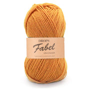 Drops Fabel Uni Colour 111 Mosterdgeel