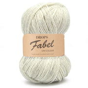 Drops Fabel Uni Colour 114 Licht Parelgrijs