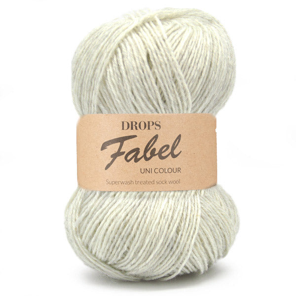 Drops Fabel Uni Colour 114 Licht Parelgrijs