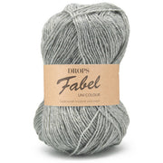 Drops Fabel Uni Colour 115 Lichtgrijs