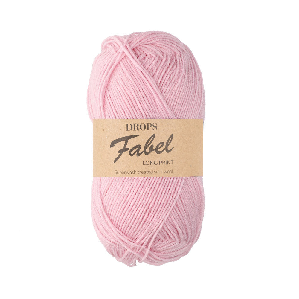 Drops Fabel Uni Colour 120 Babyroze