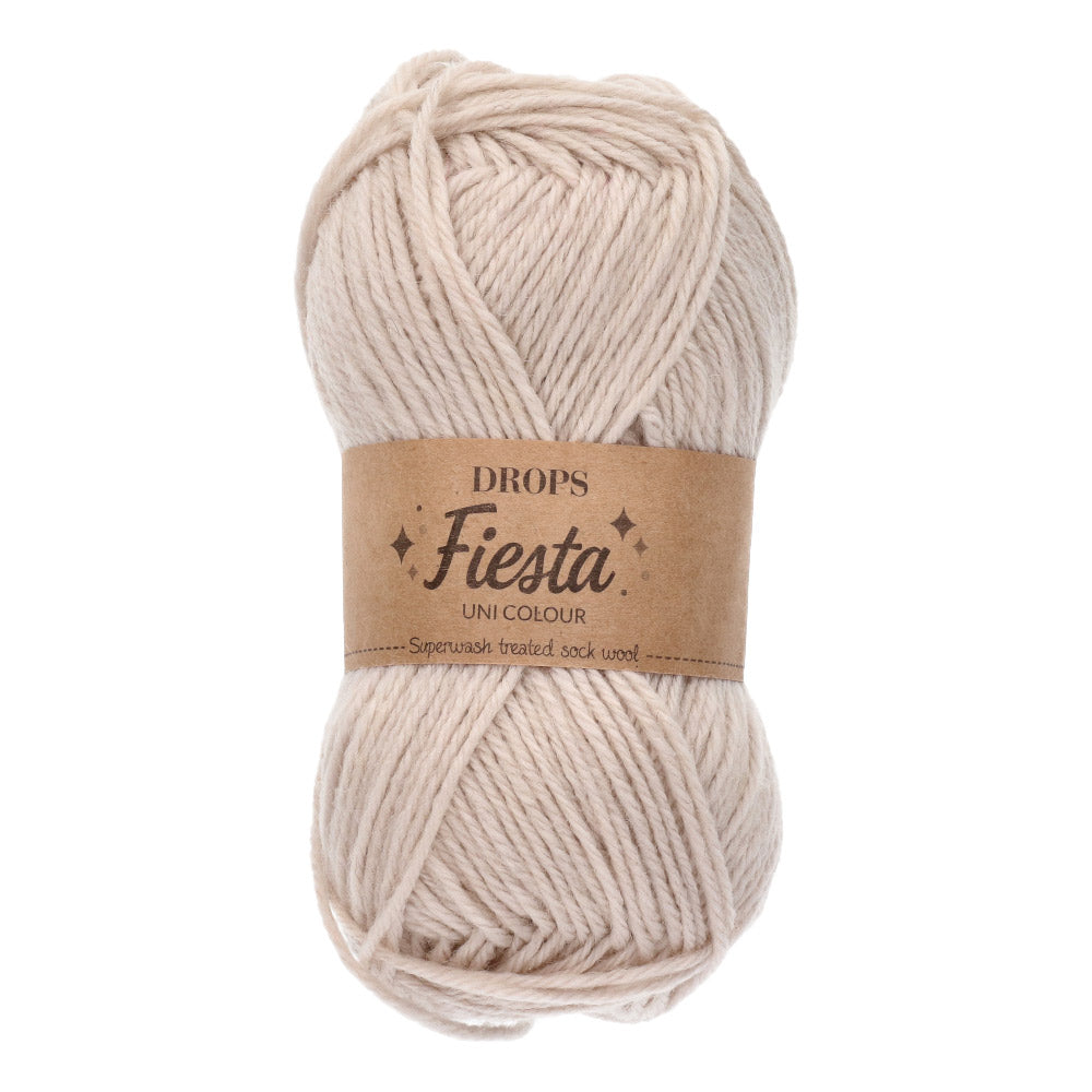 Drops Fiesta Uni Colour 02 Licht Beige