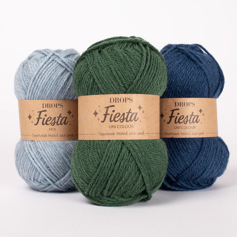 Drops fiesta — gemaakt met Drops Fiesta Uni Colour