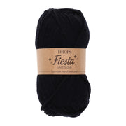 Drops Fiesta Uni Colour 10 Zwart
