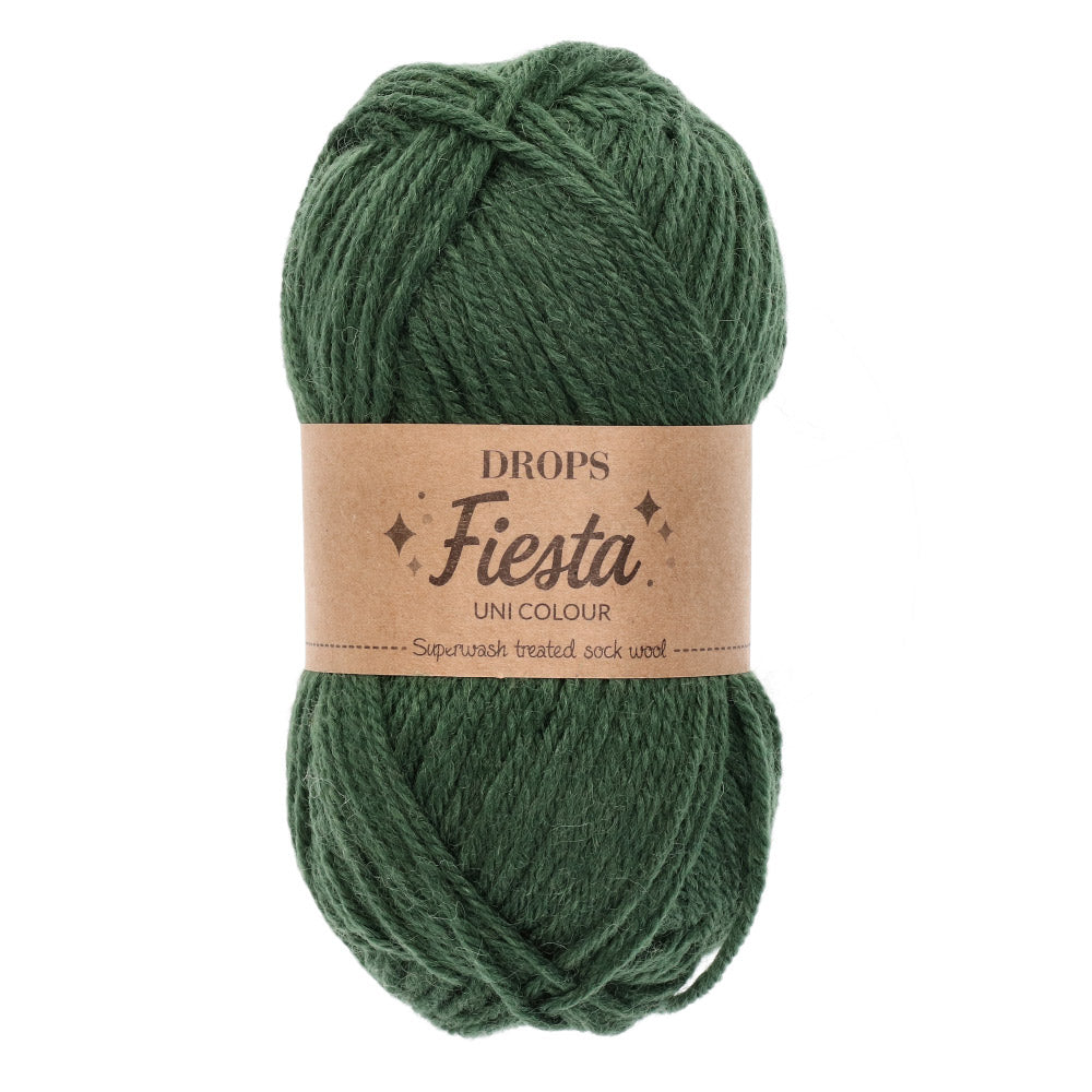 Drops Fiesta Uni Colour 13 Donkere Klimop