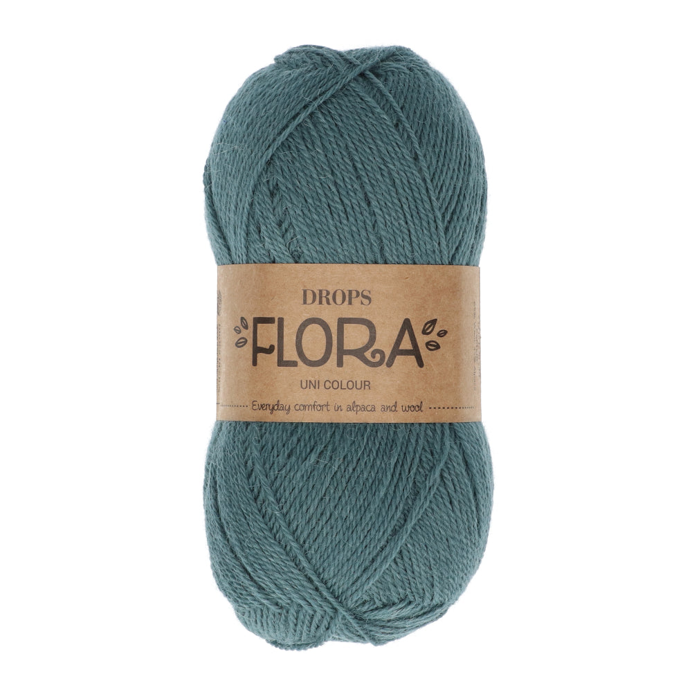Drops Flora Uni Colour 23 Mistig Bos