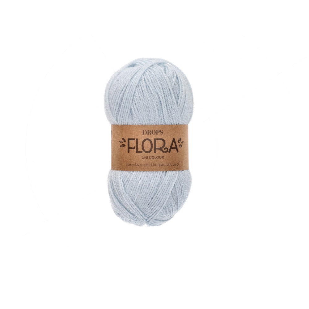 Drops Flora Uni Colour 37 Ochtendmist