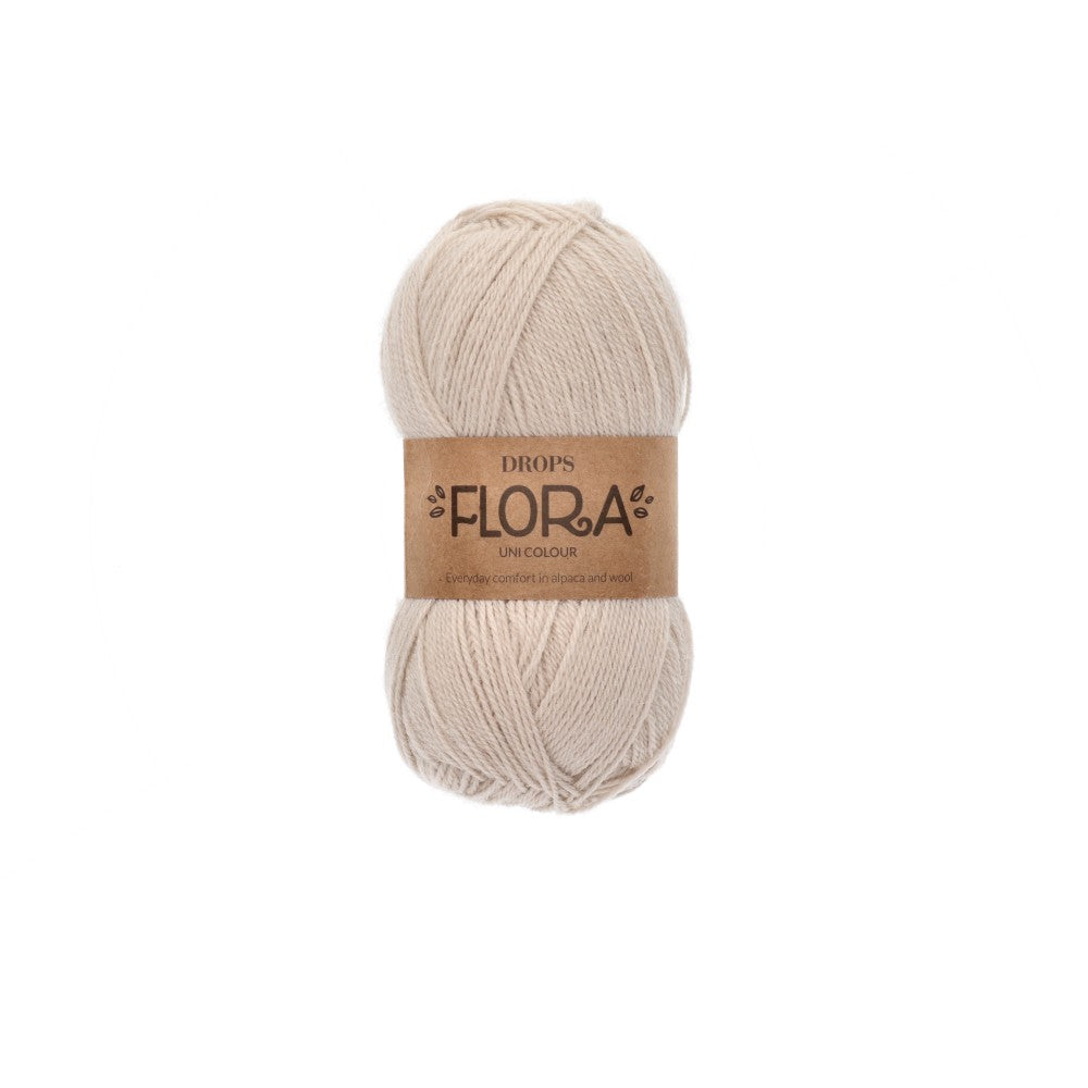 Drops Flora Uni Colour 39 Marsepein