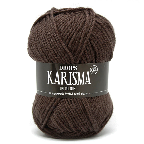 Drops Karisma Uni Colour 004 Chocoladebruin