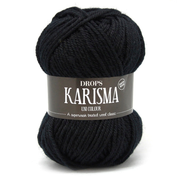 Drops Karisma Uni Colour 005 Zwart