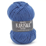 Drops Karisma Uni Colour 007 Kobaltblauw