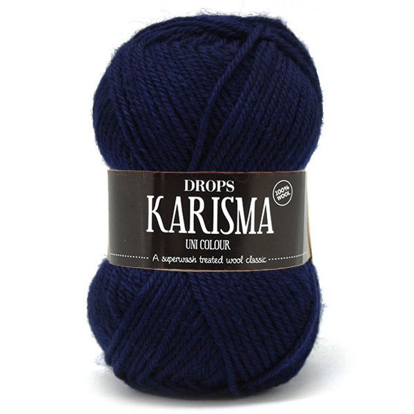 Drops Karisma Uni Colour 017 Marineblauw