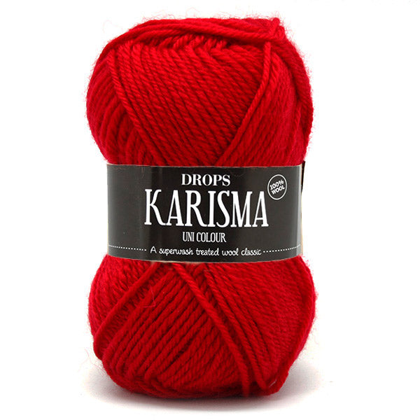 Drops Karisma Uni Colour 018 Rood