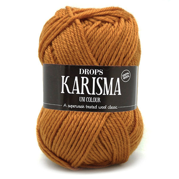 Drops Karisma Uni Colour 052 Mosterdgeel
