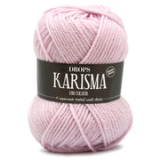 Drops Karisma Uni Colour 066 Licht pastelroze