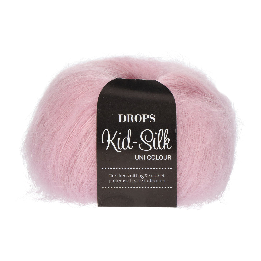Drops Kid-Silk Uni Colour 003 Lichtroze