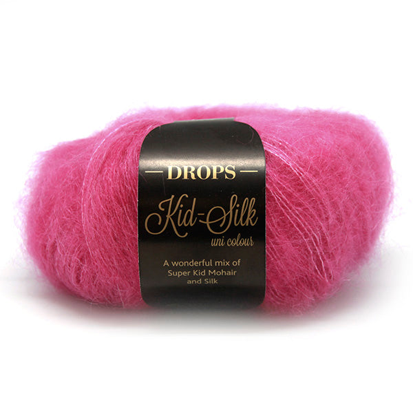 Drops Kid-Silk Uni Colour 013 Pink