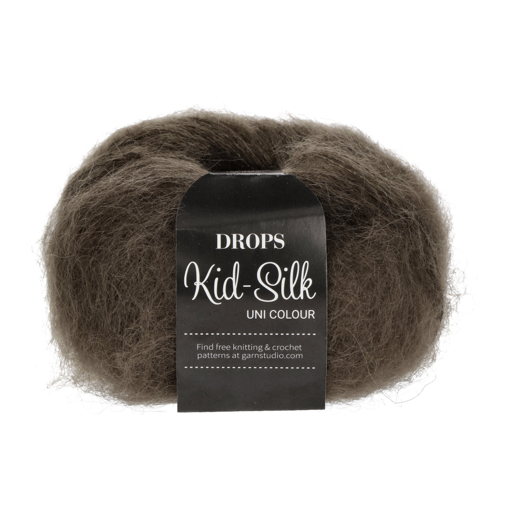Drops Kid-Silk Uni Colour 015 Donkerbruin