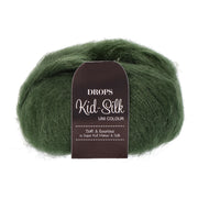 Drops Kid-Silk Uni Colour 019 Donkergroen