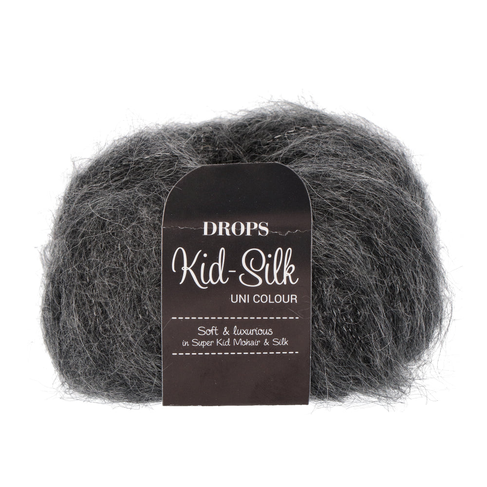 Drops Kid-Silk Uni Colour 022 Asgrijs