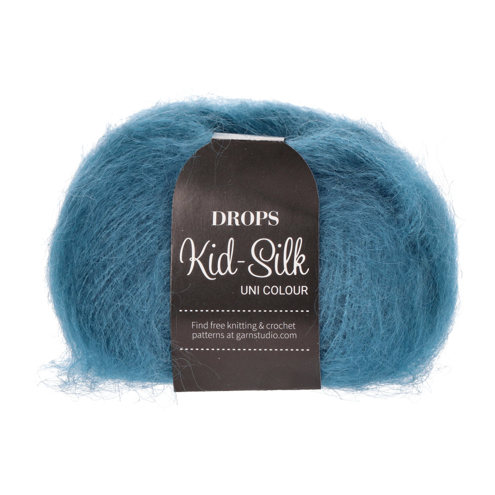 Drops Kid-Silk Uni Colour 027 Denimblauw