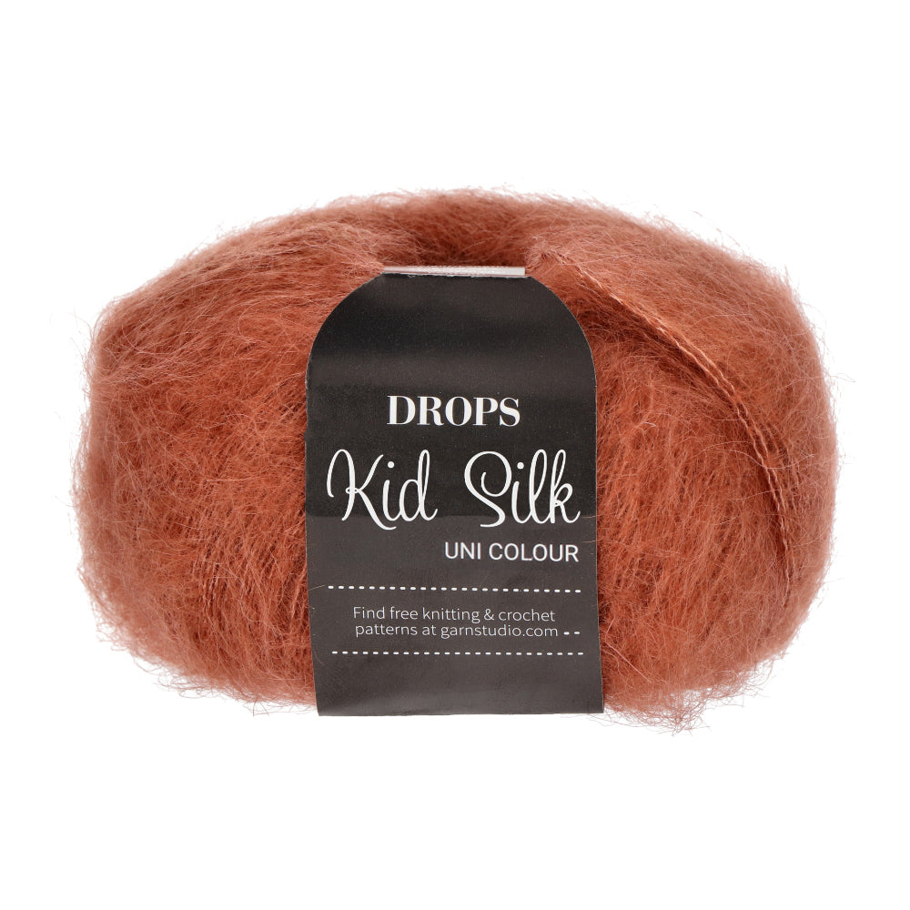 Drops Kid-Silk Uni Colour 033 Roest