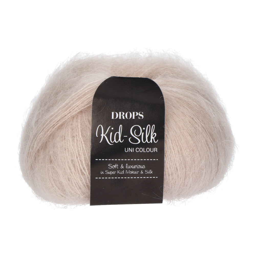 Drops Kid-Silk Uni Colour 040 Parelroze