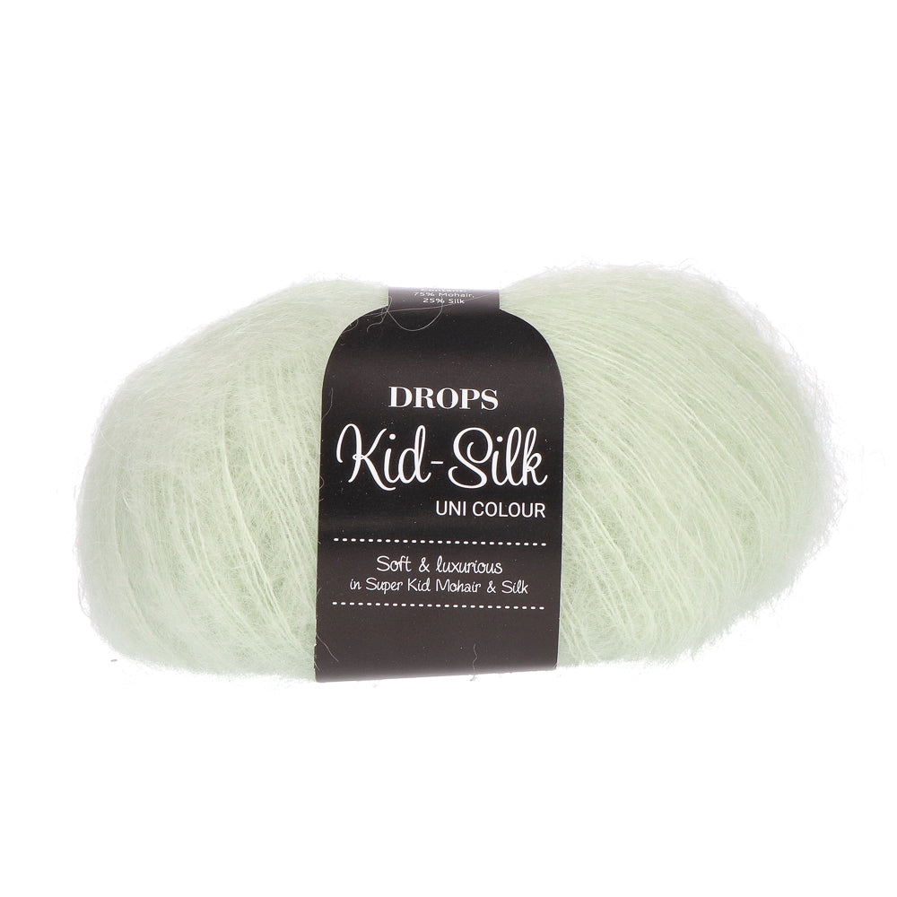 Drops Kid-Silk Uni Colour 047 Pistache Ijs