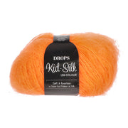Drops Kid-Silk Uni Colour 049 Elektrisch Oranje