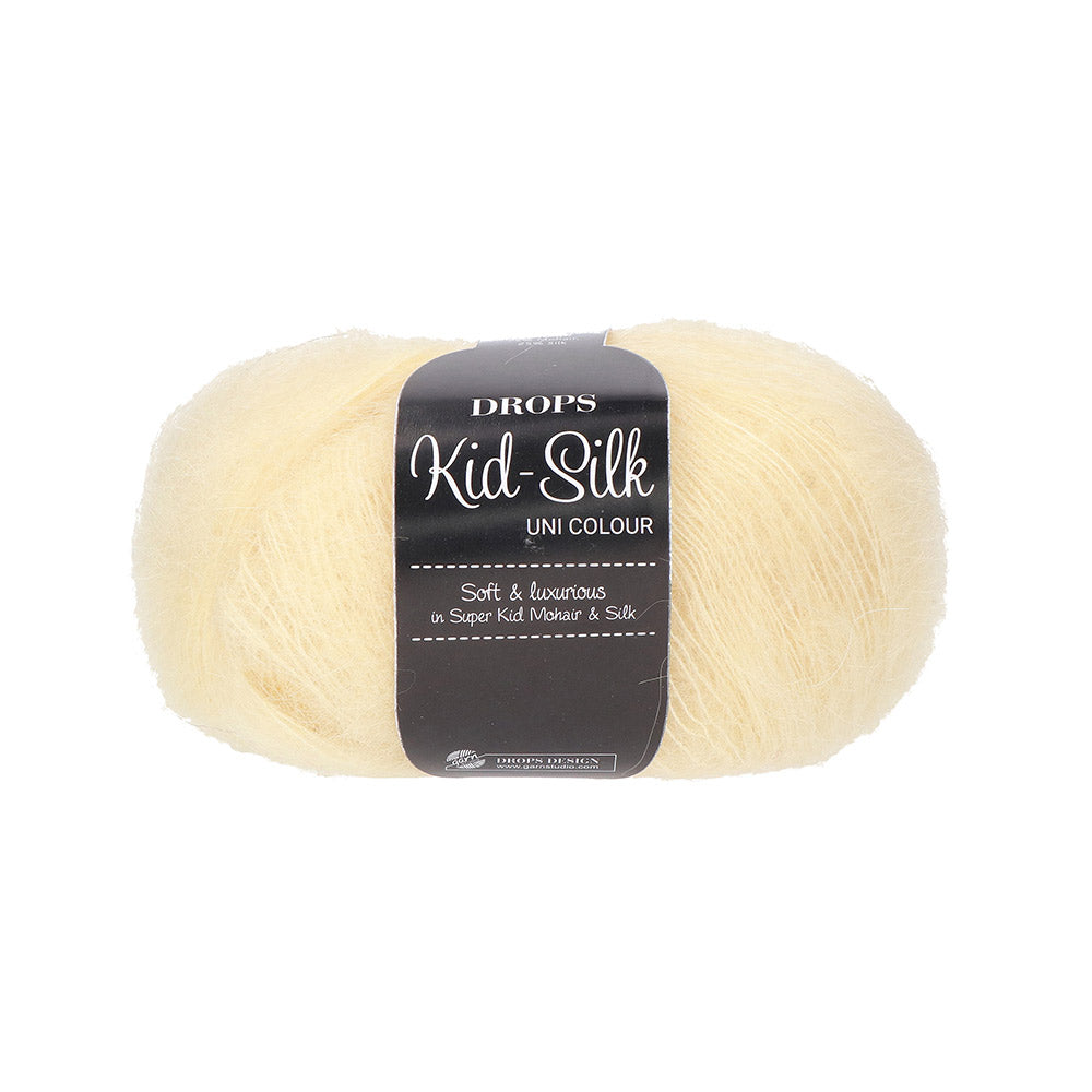Drops Kid-Silk Uni Colour 052 Limonade